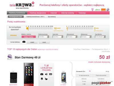 Szczegóły : Porównywanie telefonów telekrowa.pl