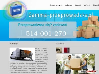 Szczegóły : gamma-przeprowadzka.pl - Przeprowadzki Kielce