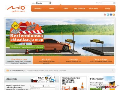 Szczegóły : Urządzenia gps Mio Technology