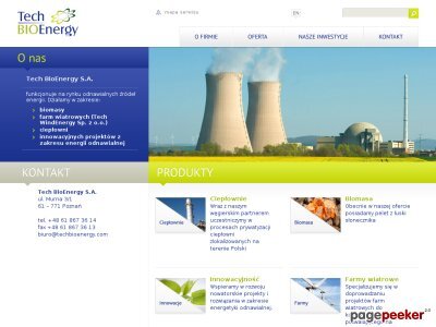techbioenergy.com - elektrownie wiatrowe