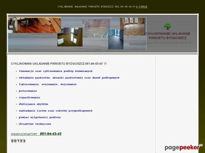 Szczegóły : cyklinowaniebydgoszcz.com.pl - Cyklinowanie Bydgoszcz