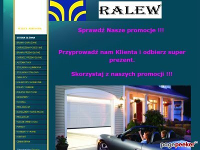 Szczegóły : ralew.pl - Bramy i Ogrodzenia