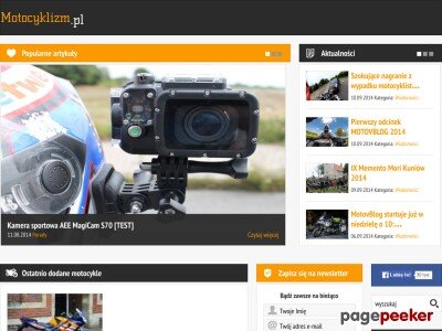 Szczegóły : Portal motocyklowy