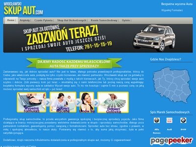 Szczegóły : Auto skup Wrocław