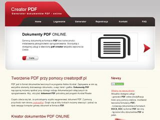 Szczegóły : Generowanie dokumentów PDF