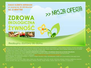 Szczegóły : Elmax - sklep ze zdrową żywnością Wrocław