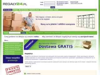 Szczegóły : regały metalowe