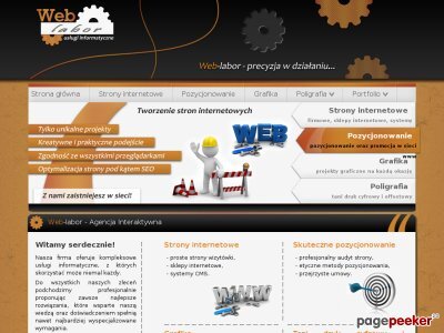 Szczegóły : web-labor.pl Tworzenie stron internetowych Katowice