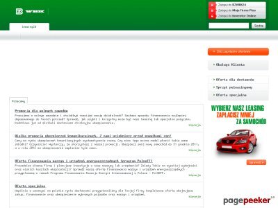 Szczegóły : leasing24.pl - Leasing aut