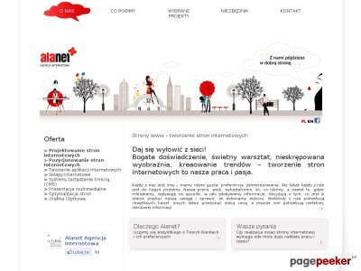 Szczegóły : alanet.com.pl - pozycjonowanie stron