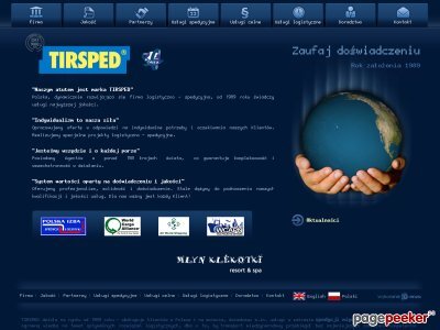 Szczegóły : tirsped.com.pl - Powierzchnia magazynowa