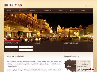 Szczegóły : Hotelmax - Hotele w Poznaniu