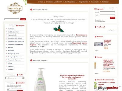 Szczegóły : drogeria inermis.pl