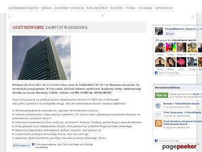 Szczegóły : dabi.pl - odzyskiwanie danych