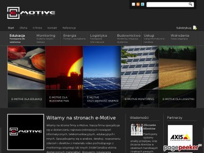Szczegóły : Telewizja przemysłowa e-motive.com.pl