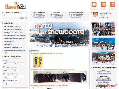 Szczegóły : Narty Kraków - happyski.pl