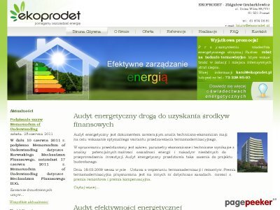 siteItem_details : ekoprodet.pl - Audyt energetyczny