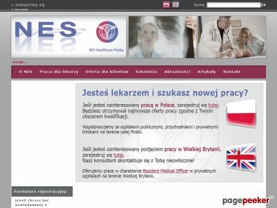 Szczegóły : neshealthcare.pl - Praca dla lekarzy
