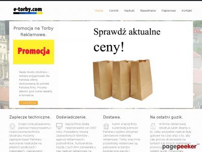 Szczegóły : Torby papierowe z nadrukiem e-torby.com