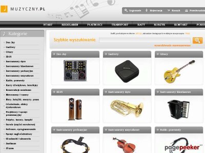 Szczegóły : Sklep muzyczny-gitary, klawisze, nagłośnienie