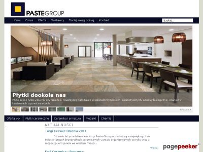 Szczegóły : paste-group.pl Płytki ceramiczne