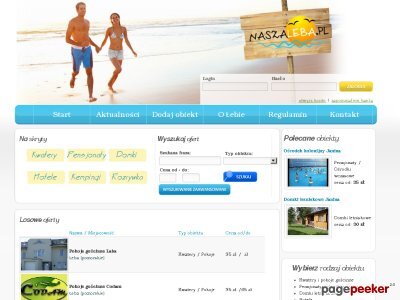 naszaleba.pl - Baza noclegowa Łeba