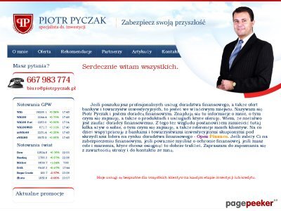 Szczegóły : piotrpyczak.pl - Doradztwo inwestycyjne