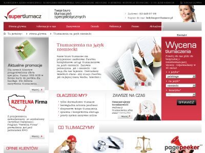 Szczegóły : deutsch24.pl - Tłumacz języka niemieckiego