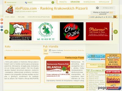 Szczegóły : alepizza.com