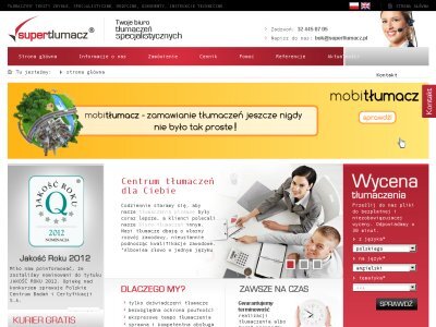 Szczegóły : Tłumacz supertlumacz.pl